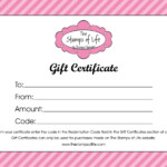 12 Free Gift Certificate Templates Examples Word