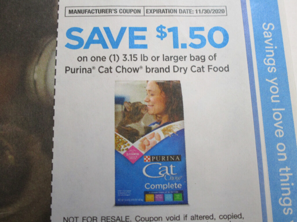 15 Coupons 1 50 1 3 15lbs Purina Cat Chow Dry Cat Food 11 