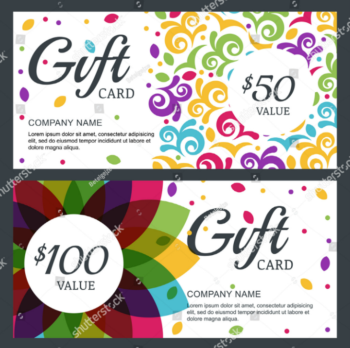 15 Restaurant Gift Card Designs Templates PSD AI 