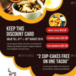 15 Restaurant Gift Card Designs Templates PSD AI