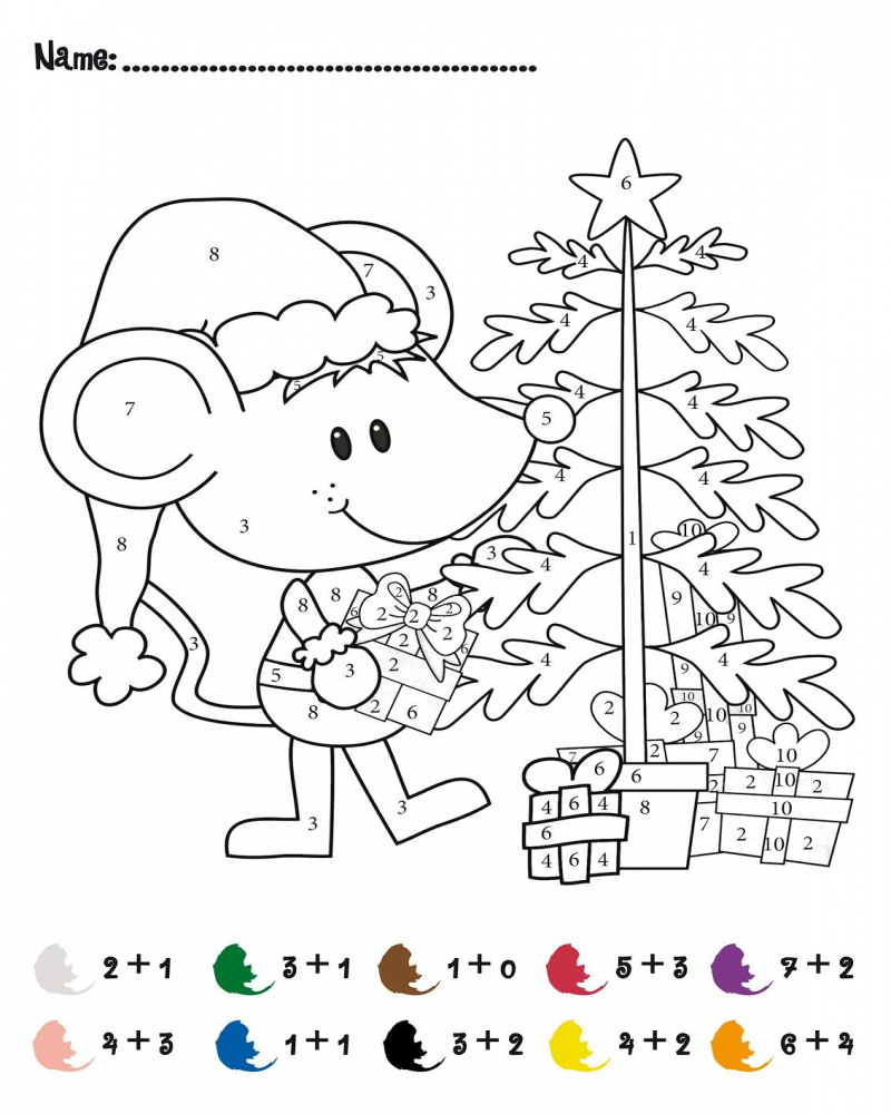 1st Grade Christmas Math Worksheets Printable And Free 