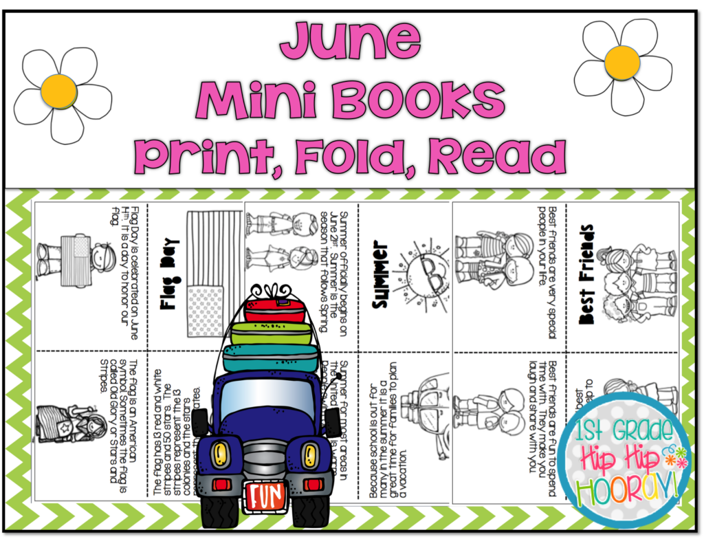 Free Printable First Grade Mini Books - NewFreePrintable.net
