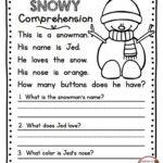 1st Grade Reading Comprehension Worksheets Printable PDF