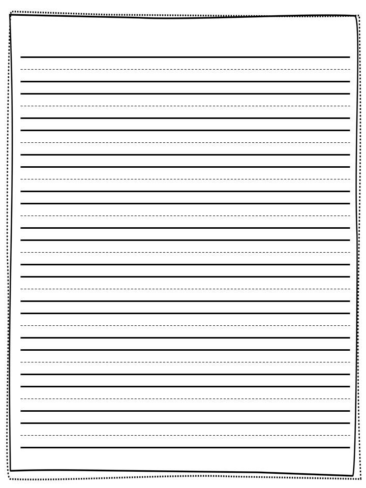 1st Grade Writing Paper Template Writing Worksheets 