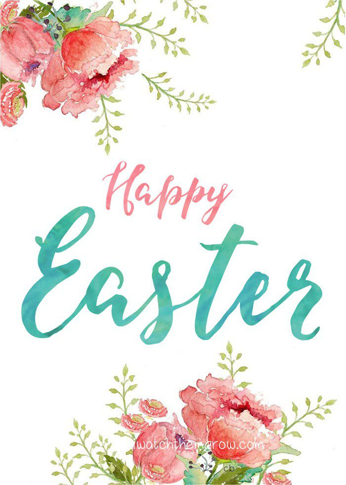 20 Free Printable Easter Cards For Everyone You Know