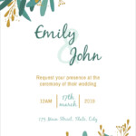 20 Free Wedding Invitation Template Cards Printable And