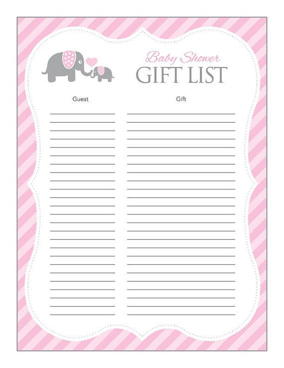 24 Helpful Baby Shower Checklists KittyBabyLove