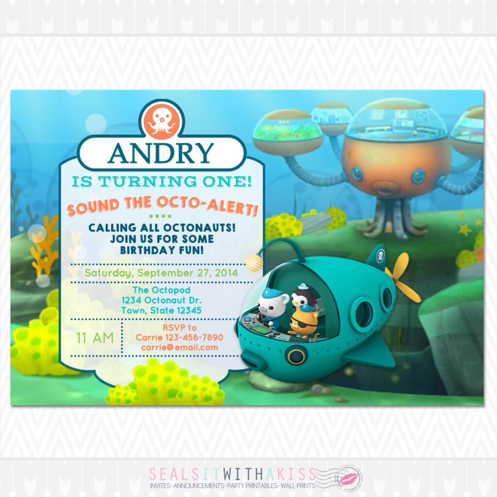 25 Of The Best Ideas For Octonauts Birthday Invitations 