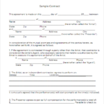 28 Construction Contract Form Templates Free PDF Doc