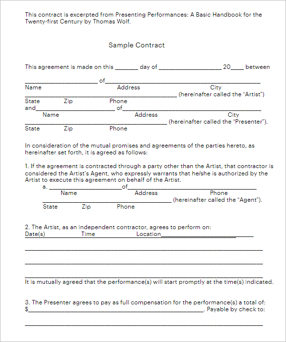 28 Construction Contract Form Templates Free PDF Doc 