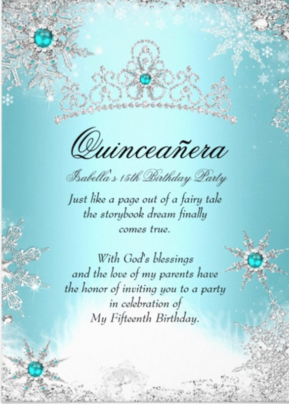 28 Quinceanera Invitations Templates PSD Vector EPS 