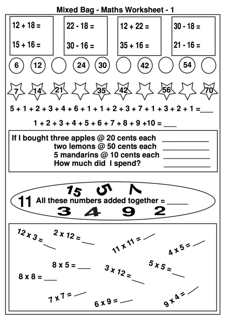 2nd Grade Math Worksheets Best Coloring Pages For Kids