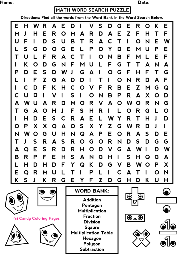 2Nd Grade Word Search Free Printable Free Printable