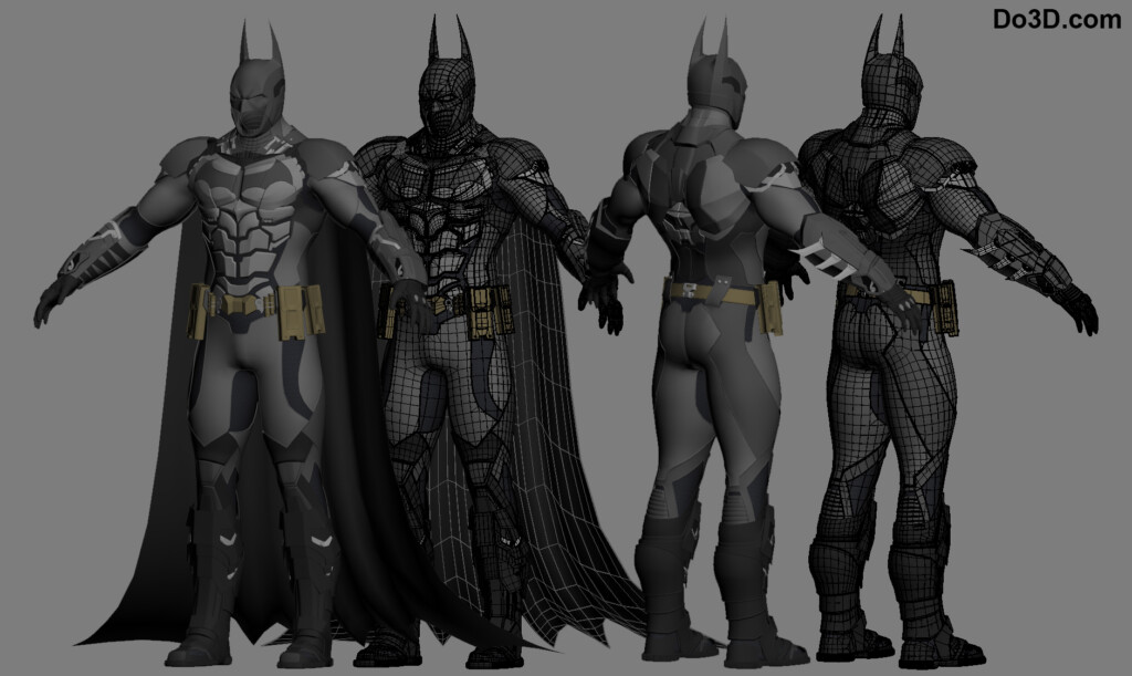 3D Printable Model Of Full Body Batman Batsuit Armor From 