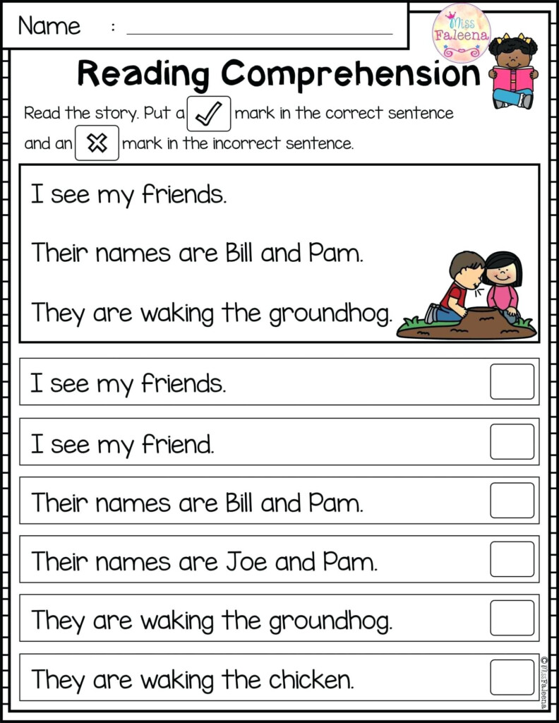 3Rd Grade Reading Comprehension Worksheets Pdf For 