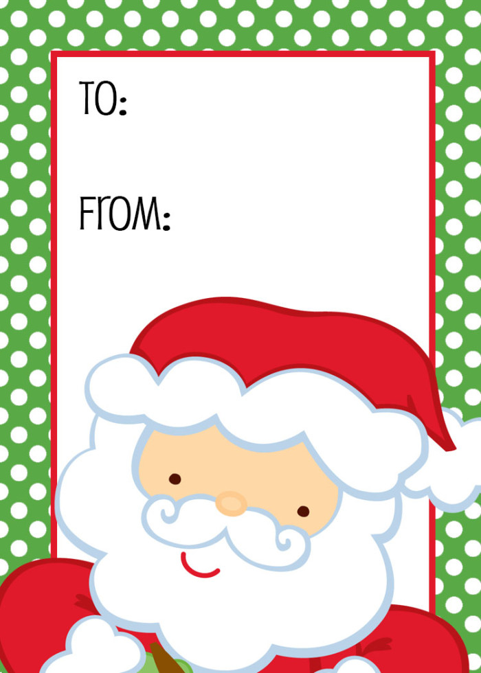 40 Unique Printable Christmas Gift Tags KittyBabyLove