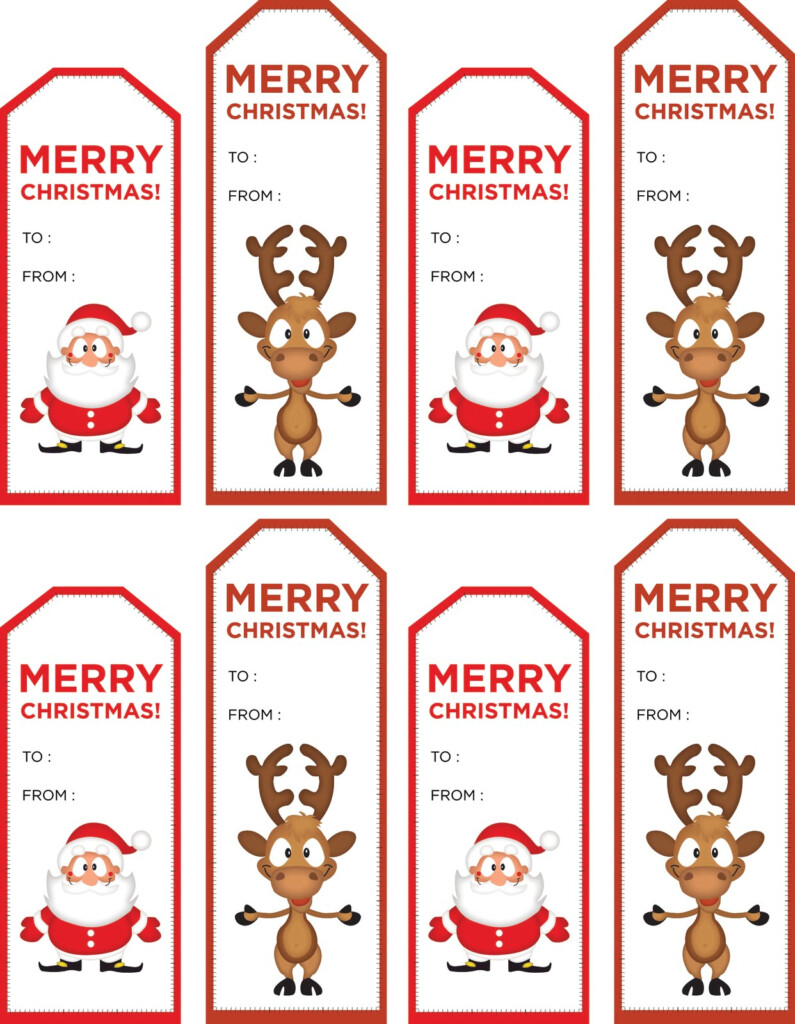 40 Unique Printable Christmas Gift Tags KittyBabyLove