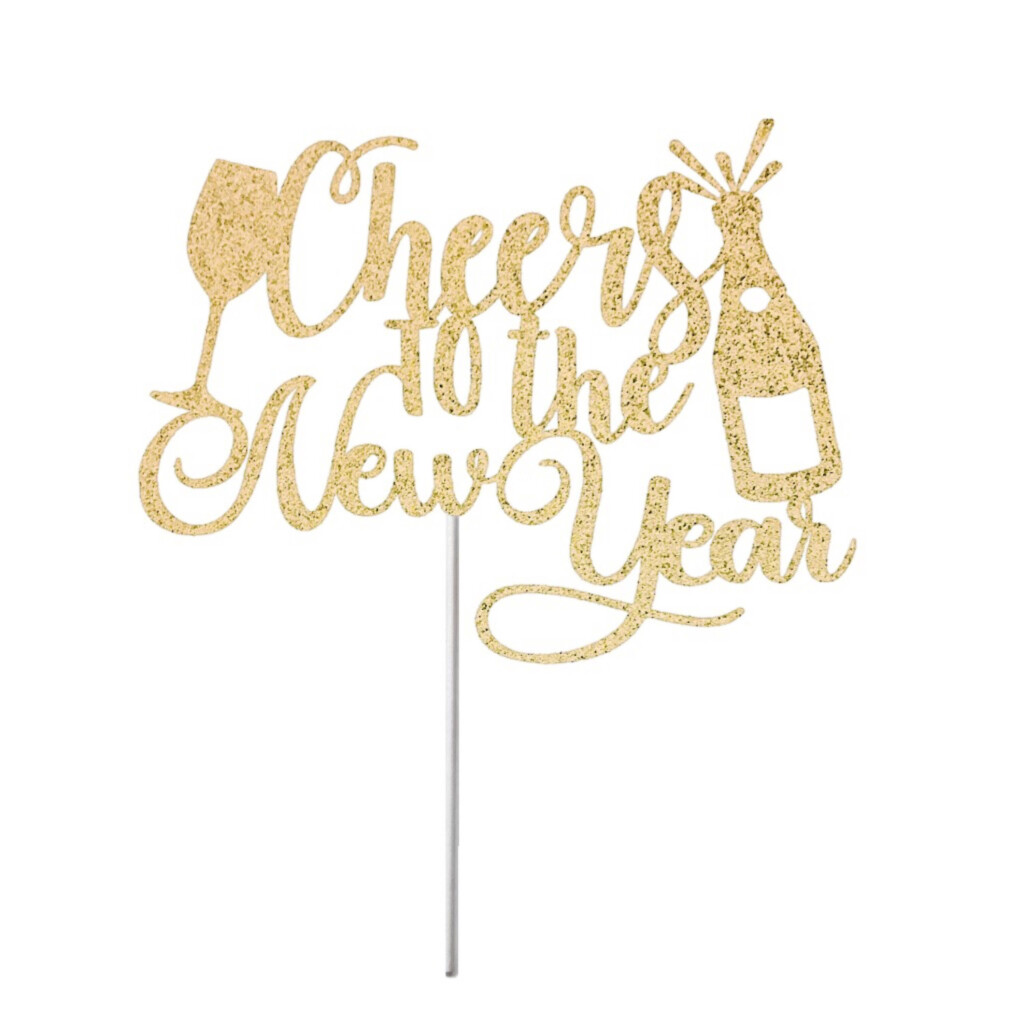 44 Printable Happy New Year Cake Topper Background 