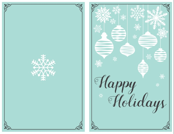 47 Free Printable Christmas Card Templates You Can Even 