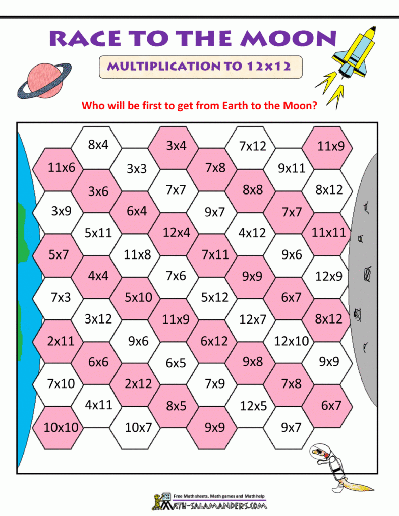 4th Grade Math Games Booklet