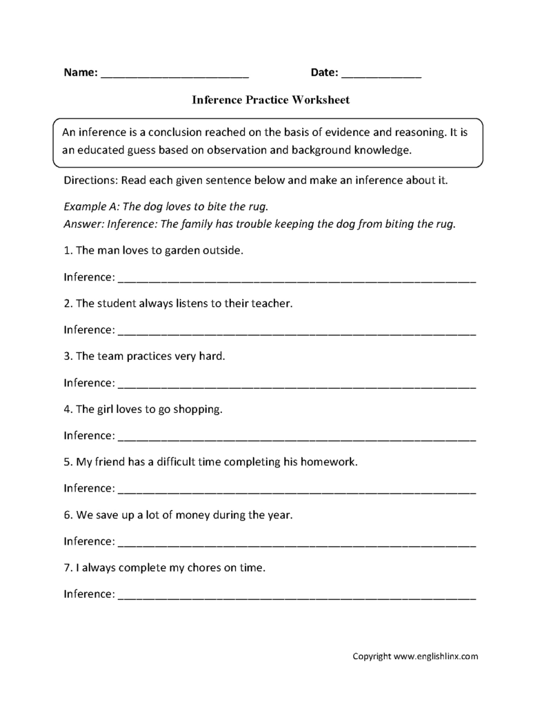 4Th Grade Printable Worksheets Language Arts Printable 