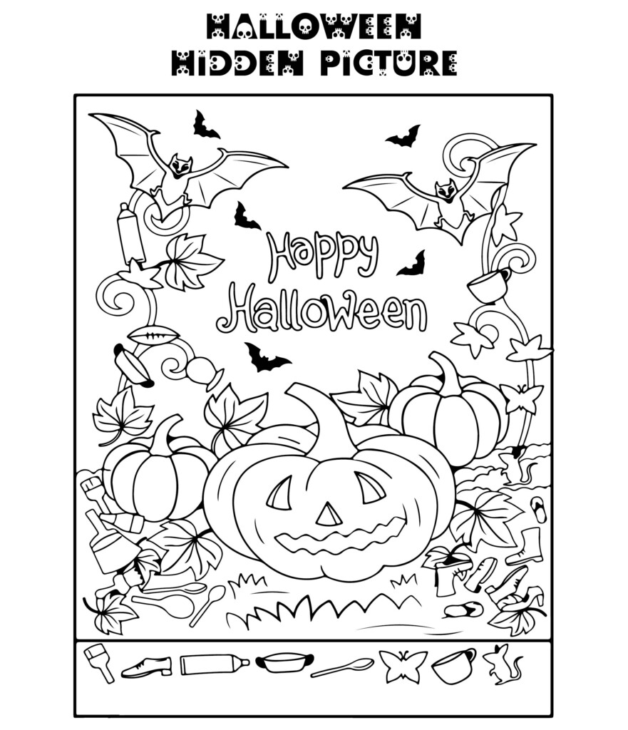 5 Best Halloween Hidden Picture Printable Printablee