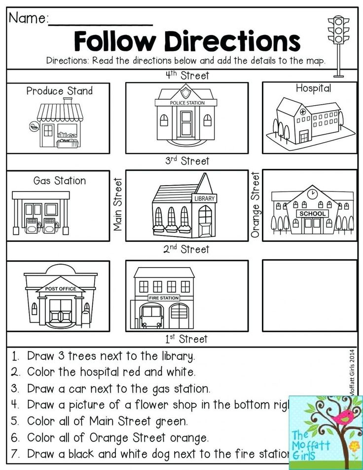 5 First Grade Map Worksheets Printable In 2020 