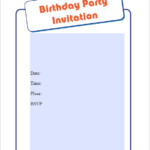 50 Printable Birthday Invitation Templates Sample Templates