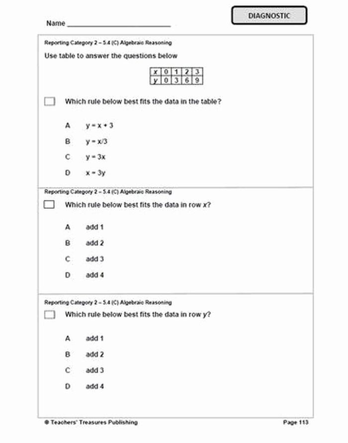 5th Grade Math Staar Practice Worksheets In 2020 Staar