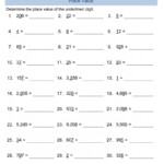 5Th Grade Math Worksheets Place Value Printable