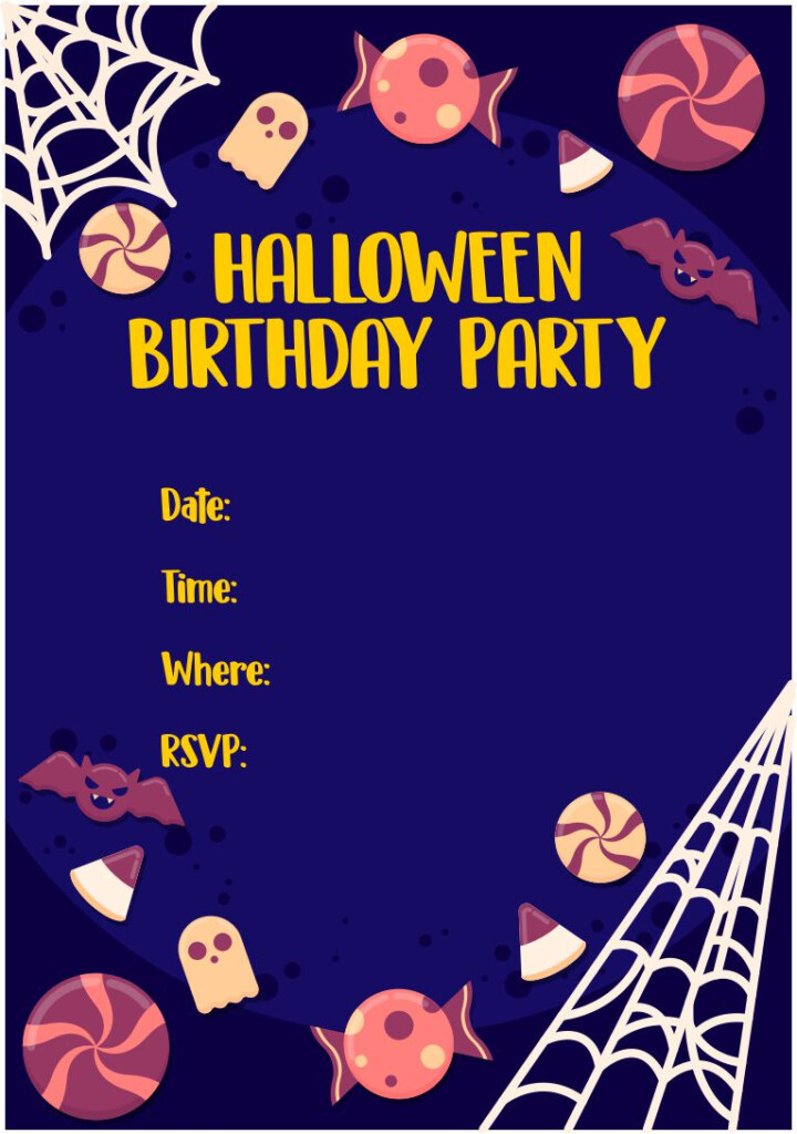 6 Best Free Printable Halloween Invitation Witch 