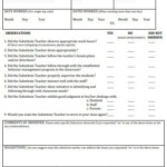6 Substitute Teacher Feedback Form Templates In PDF