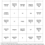 6th Grade Math Bingo Cards To Download Print And Customize