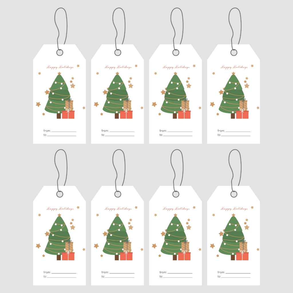 7 Best Avery Printable Gift Tags Printablee