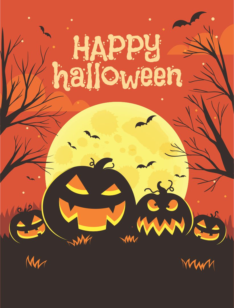 7 Best Printable Halloween Flyer Templates Printablee