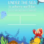 9 Under The Sea Themed Birthday Invitation Templates