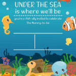 9 Under The Sea Themed Birthday Invitation Templates In