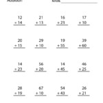 Addition For Second Grade Worksheets Download Free