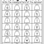Alphabet Worksheet For Kindergarten Halloween Theme