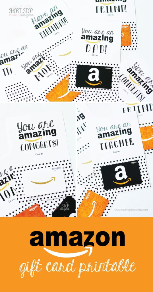 Amazon Gift Card Printables Amazon Gift Card Free 
