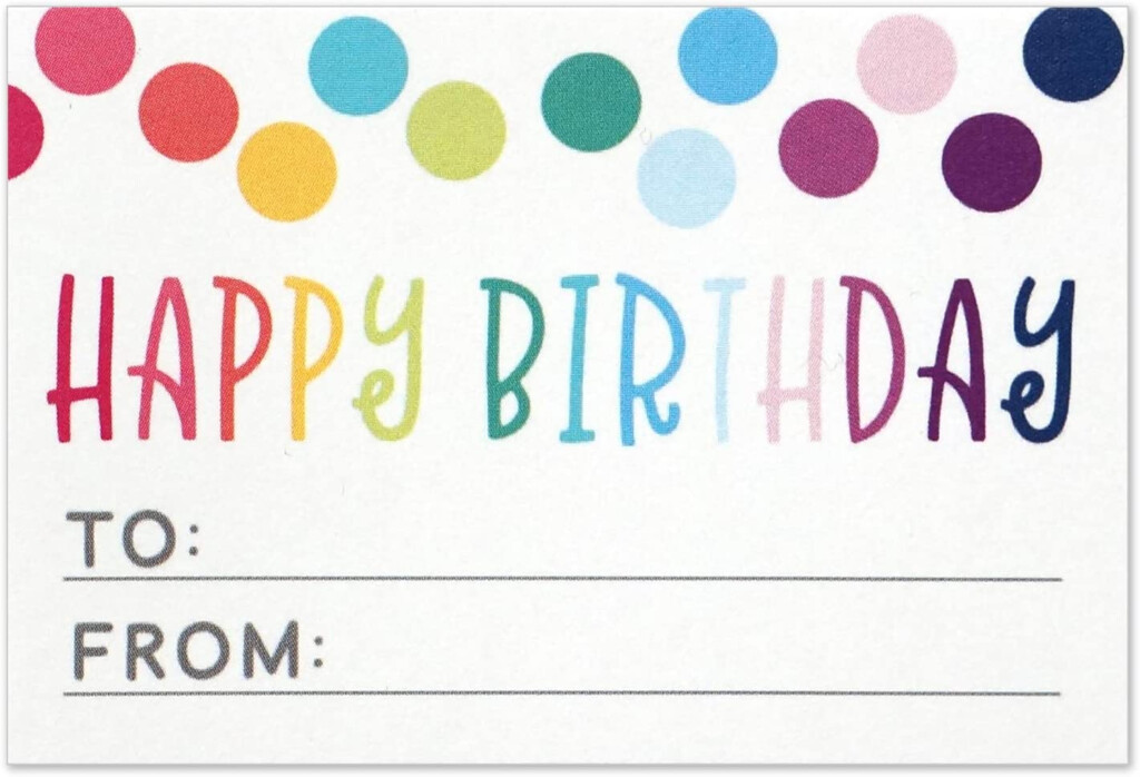 Amazon Happy Birthday To From Sticker For Gift Tag 
