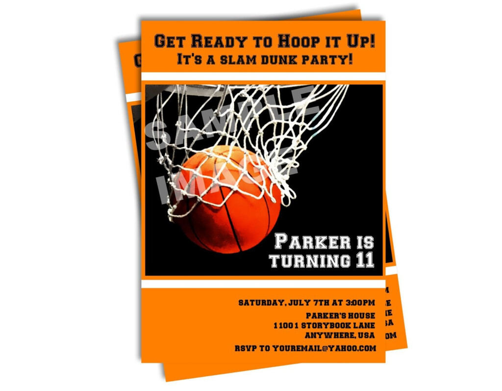 Basketball Invites Free Printable Free Printable