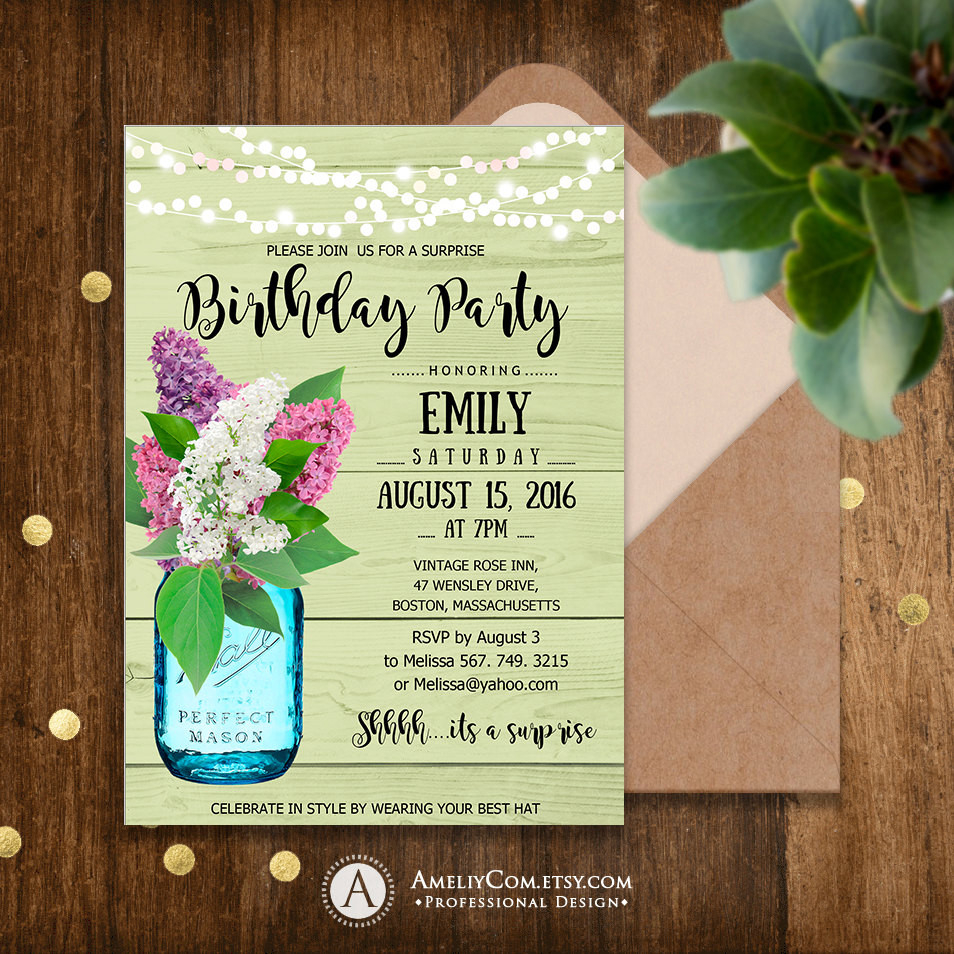 Best 25 Free Printable Birthday Invitations For Adults 