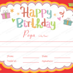 birthdaygiftcertificate birthdaybashgiftcard giftcard