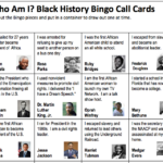 Black History Month Bingo Moms N Charge