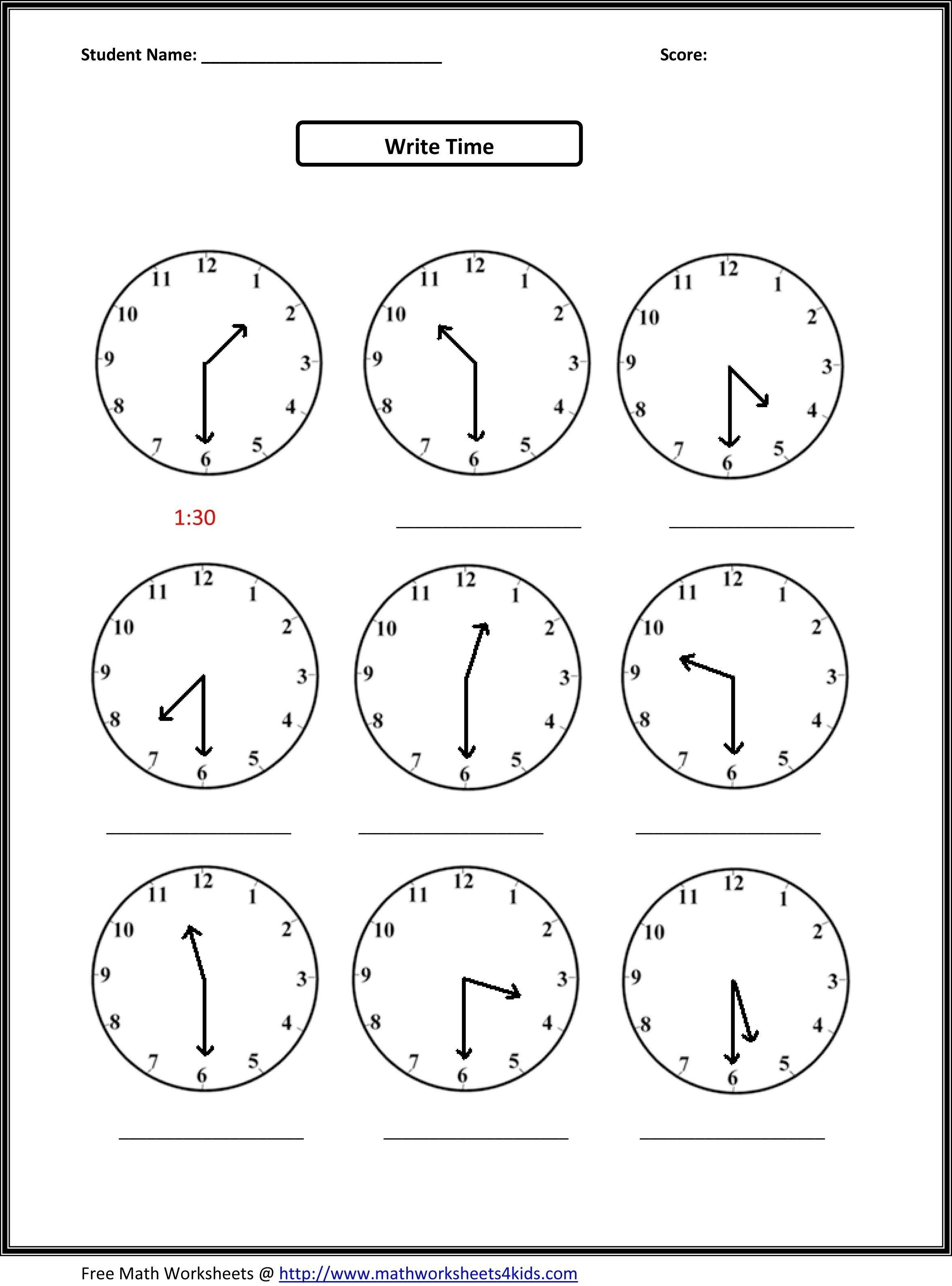 Blank Clock Worksheet To Print Kids Worksheets Printable