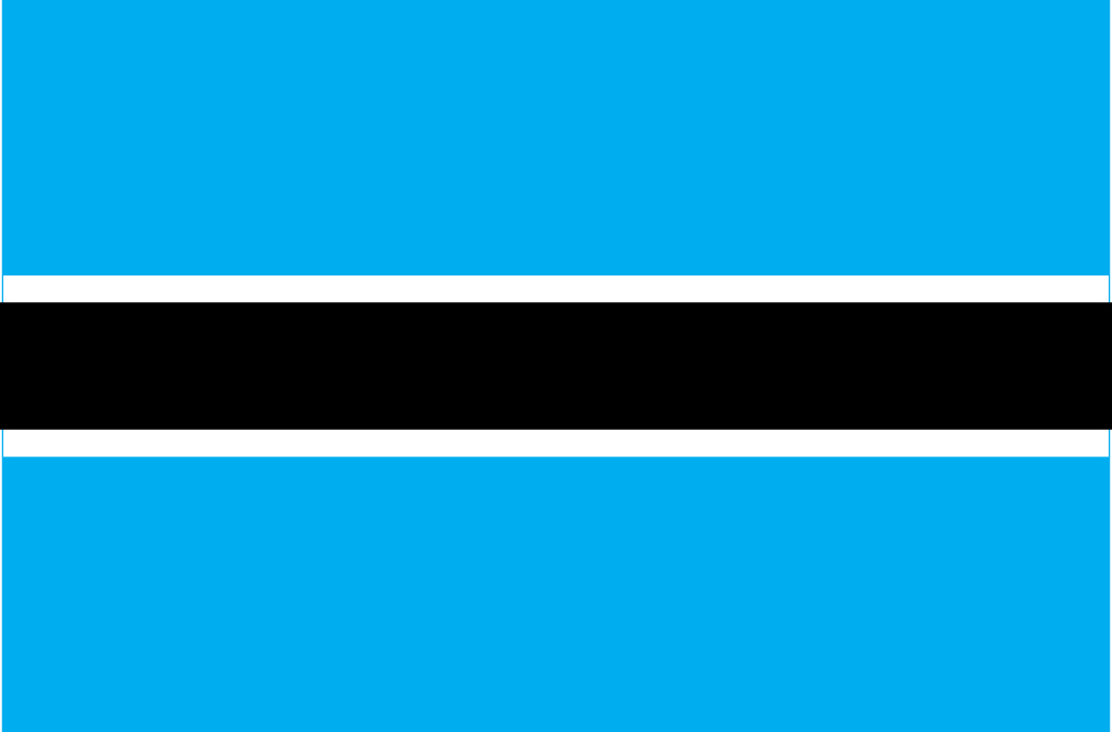 Botswana Flag Printable Flags