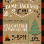 Camping Party Invitation Party Like A Cherry Camping