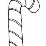 Candy Cane Printables Candy Cane Coloring Page Candy