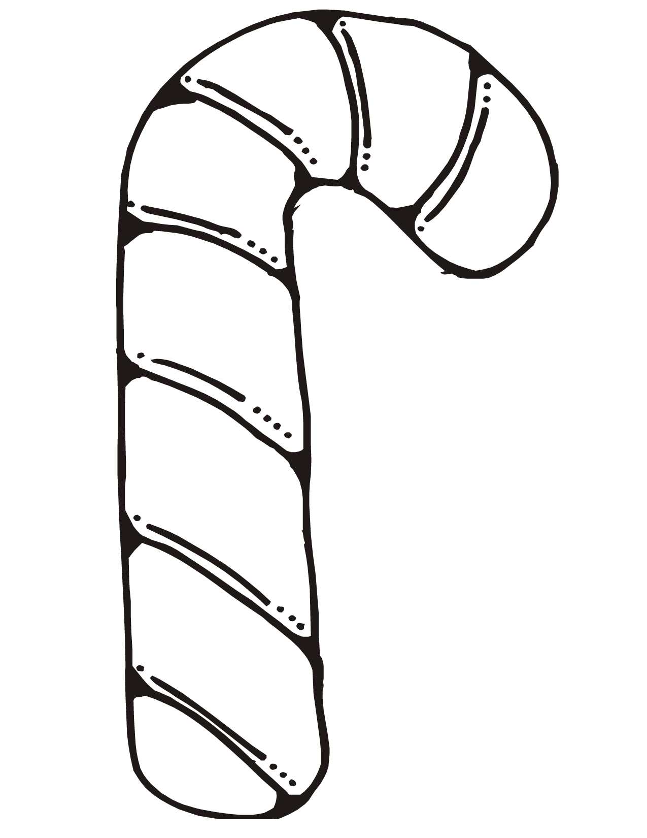 Candy Cane Printables Candy Cane Coloring Page Candy 